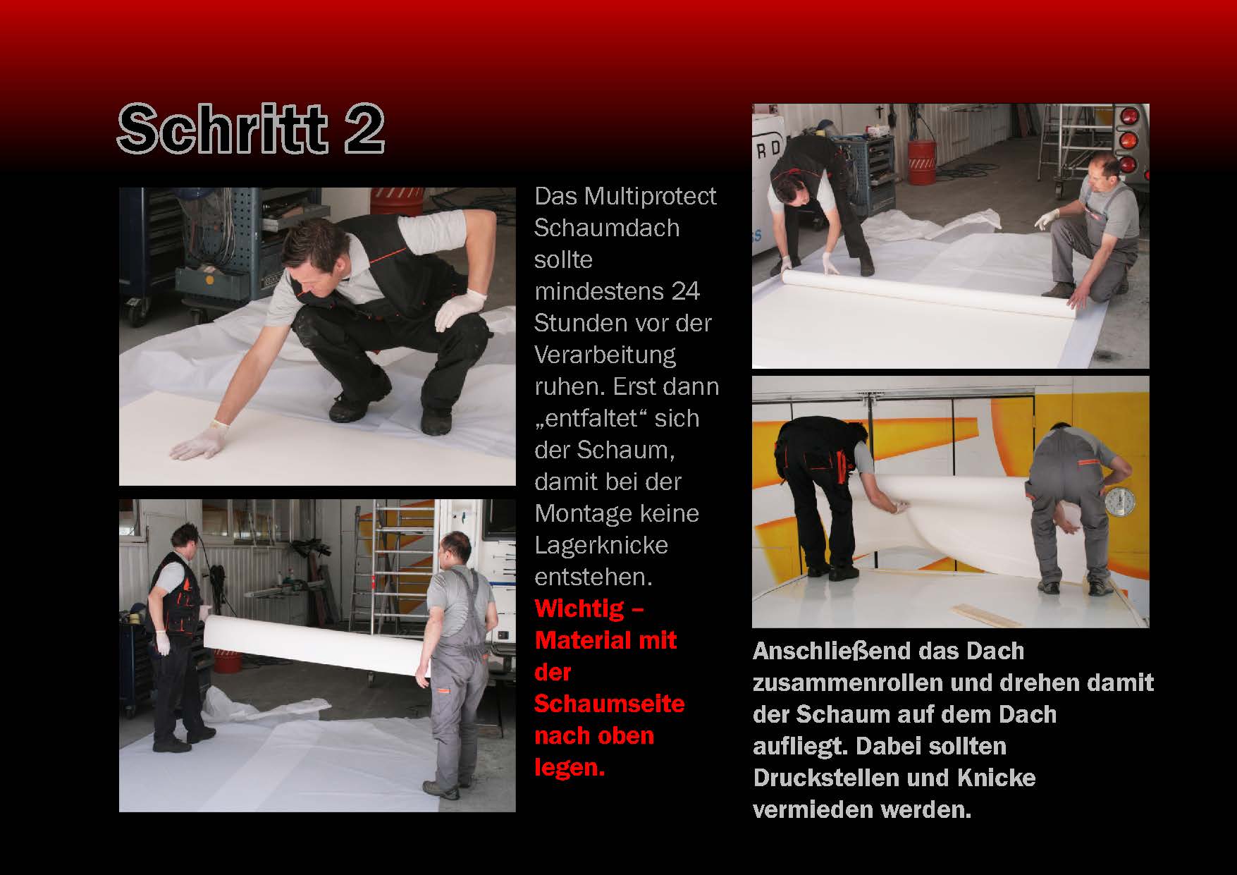 Der Vorher-Nachher Effekt. Vorhandene Hagelsch�den oder Sch�den durch Umwelteinfl�sse und Undichtigkeiten werden durch das Aufbringen des Schaumdaches beseitigt. Sie erhalten wieder eine durchgehend glatte Oberfl�che, die einfach zu reinigen ist. Das sind die Vorteile des WARU Daches.